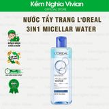  Nước tẩy trang sạch sâu Loreal 3in1 400ml 