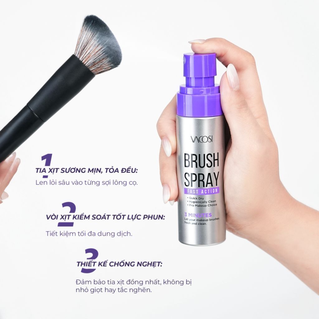  Xịt rửa cọ khô Vacosi RC05 
