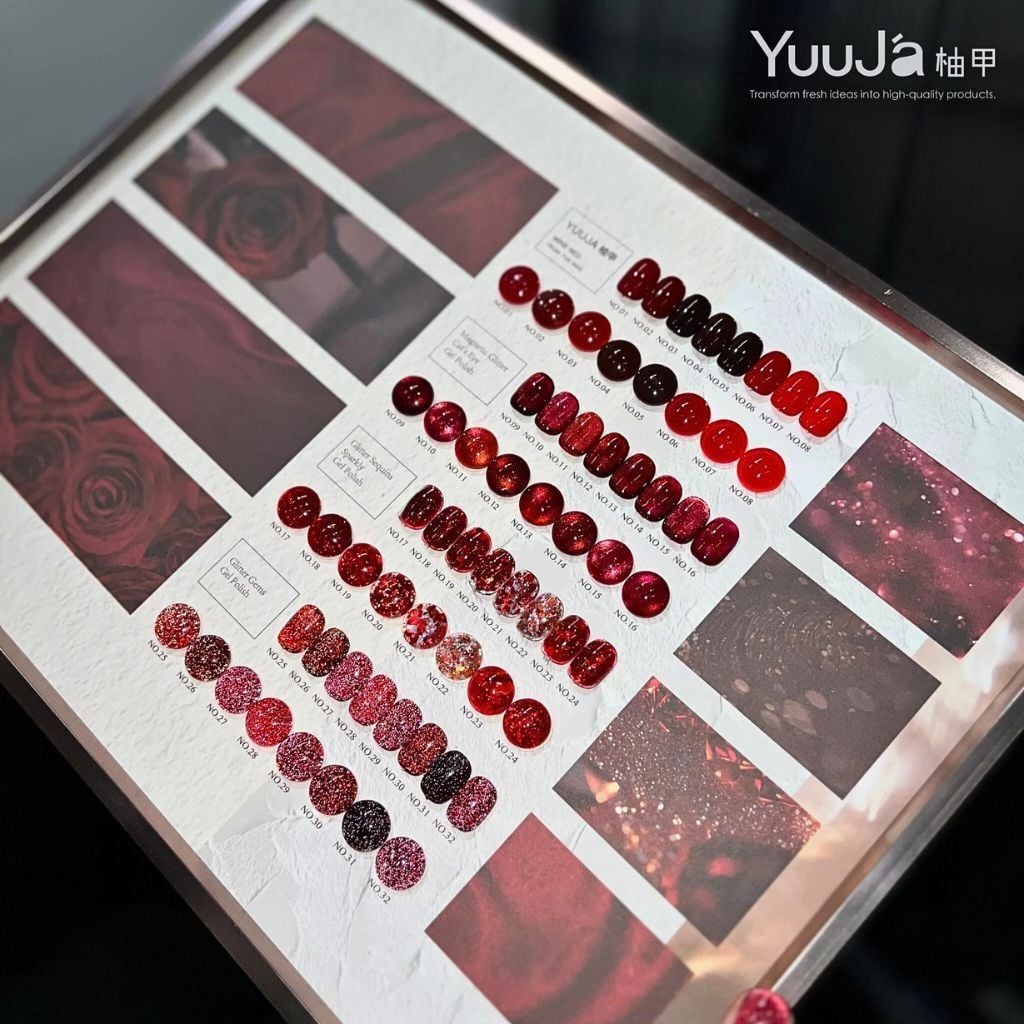  Set gel mắt mèo ánh nước YuuJ'a (32 chai) 