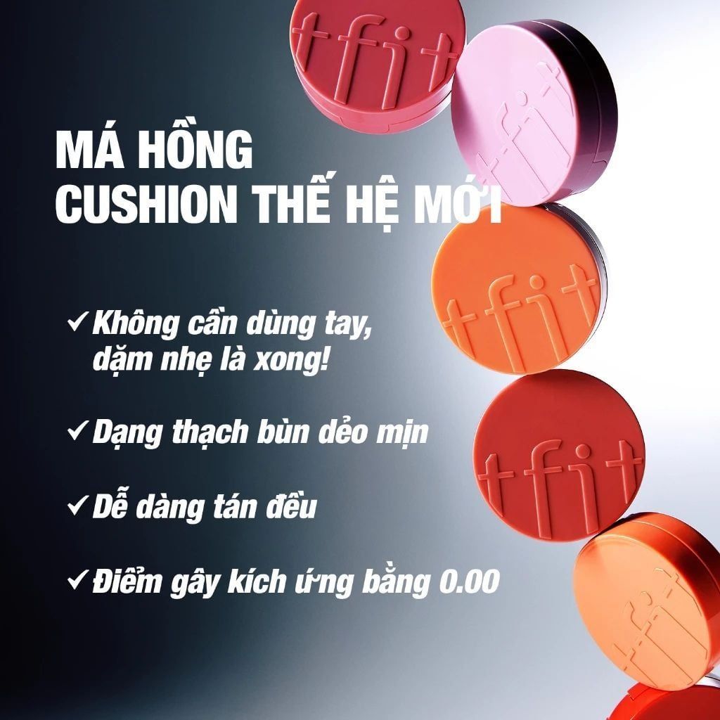  Má Hồng Tfit Fluffy Velvet Cushion Blush 