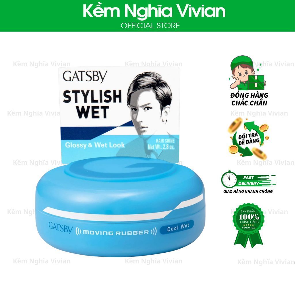  Sáp Wax Gatsby 80g - Extreme Mat, Cool Wet 