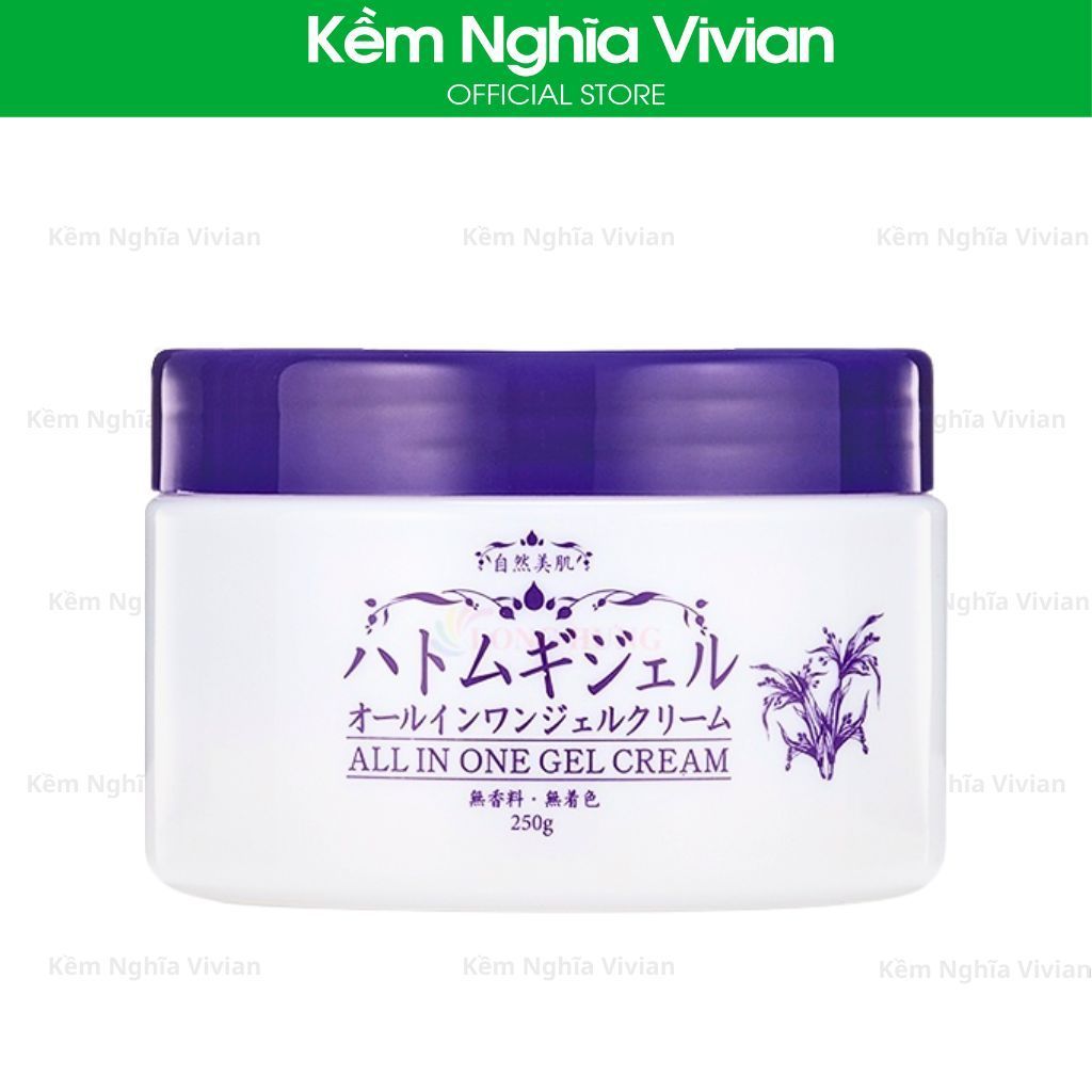  Gel dưỡng trắng mịn da Hatomugi 250g 