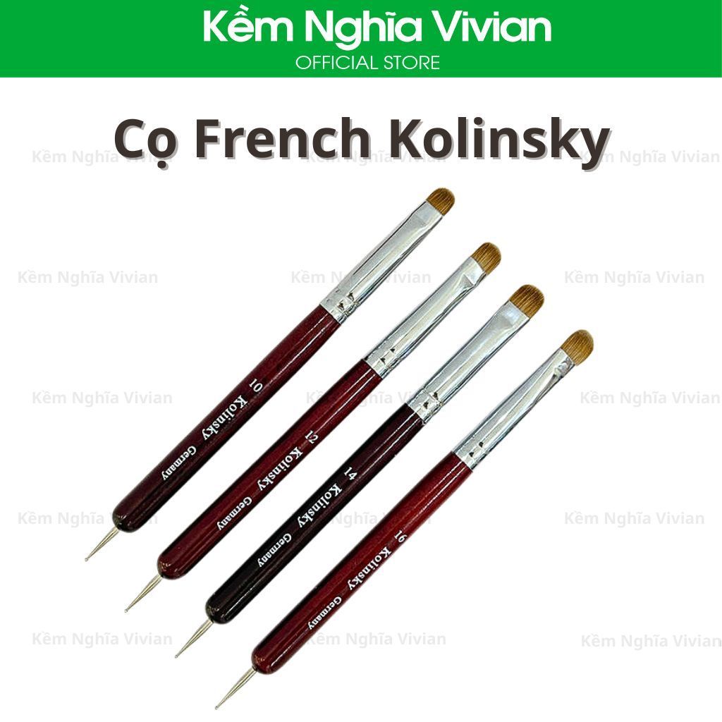  Cọ French Kolinsky - 10, 12, 14 