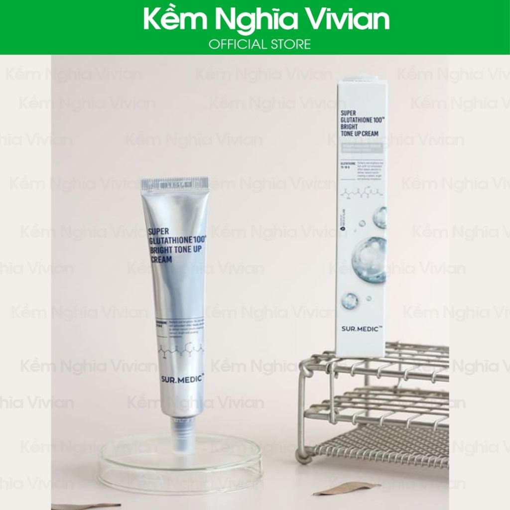  Kem dưỡng trắng nâng tone Glutathione 100 Sur.Medic 40ml (MP9104) 