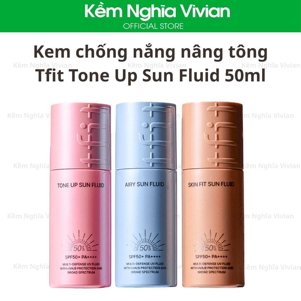  Kem Chống Nắng Nâng Tone, Dưỡng Ẩm Tfit 