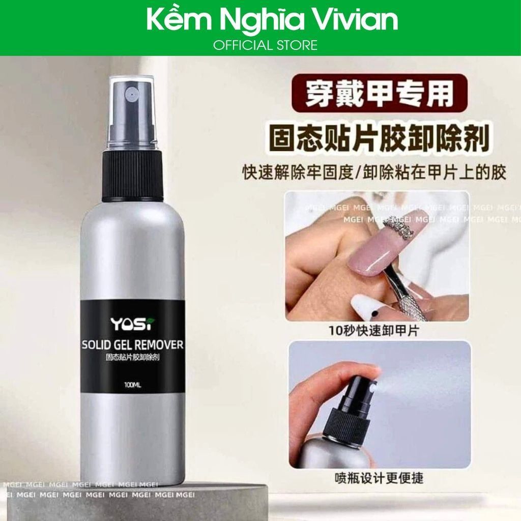  Xịt Tháo Móng Úp Yosi 100ml 