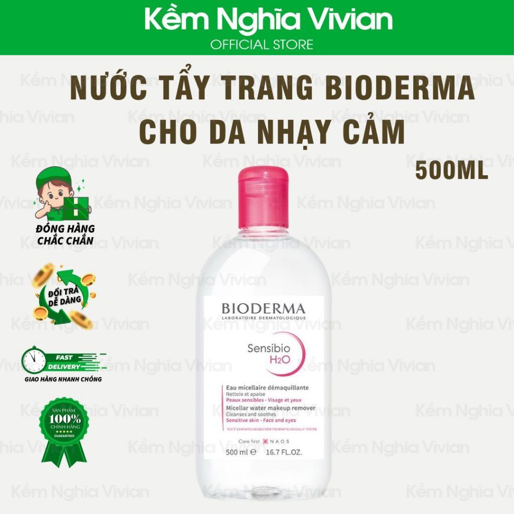  Nước tẩy trang Bioderma 500ml 