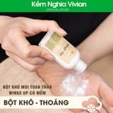  Bột khử mùi toàn thân thiên nhiên Wings Up Cỏ Mềm 