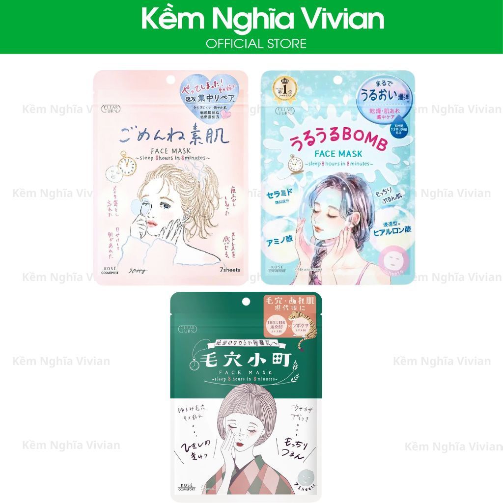  Mặt nạ 8 phút Kose 