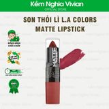  Son thỏi lì L.A Colors Matte Lipstick 
