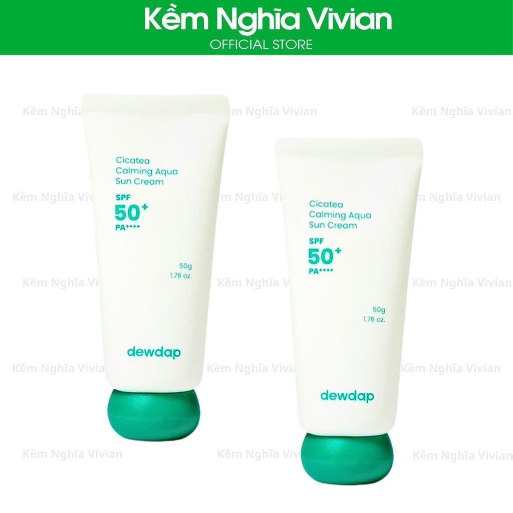 Kem chống nắng dưỡng ẩm làm dịu cho da mụn, nhạy cảm Dewdap 50g 