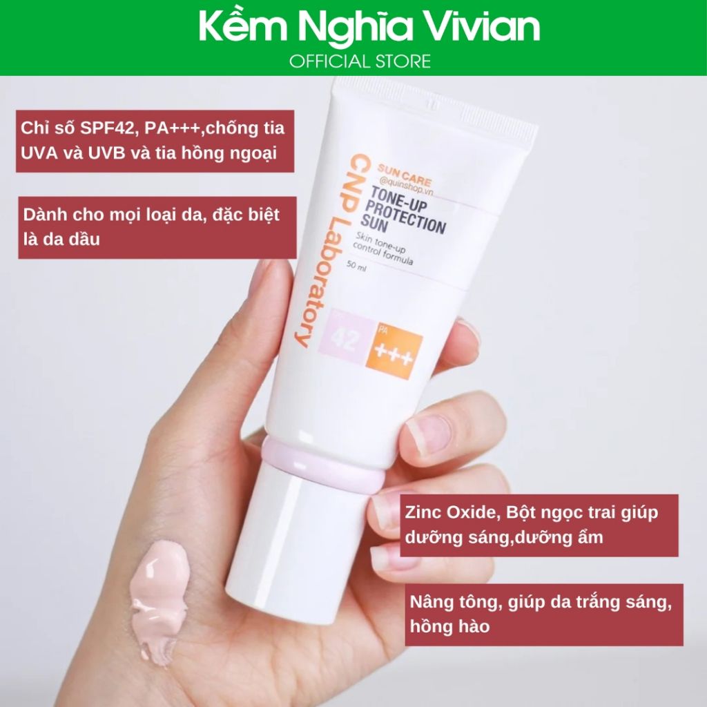  Kem chống nắng nâng tone CNP Laboratory 31ml (MP9644) 