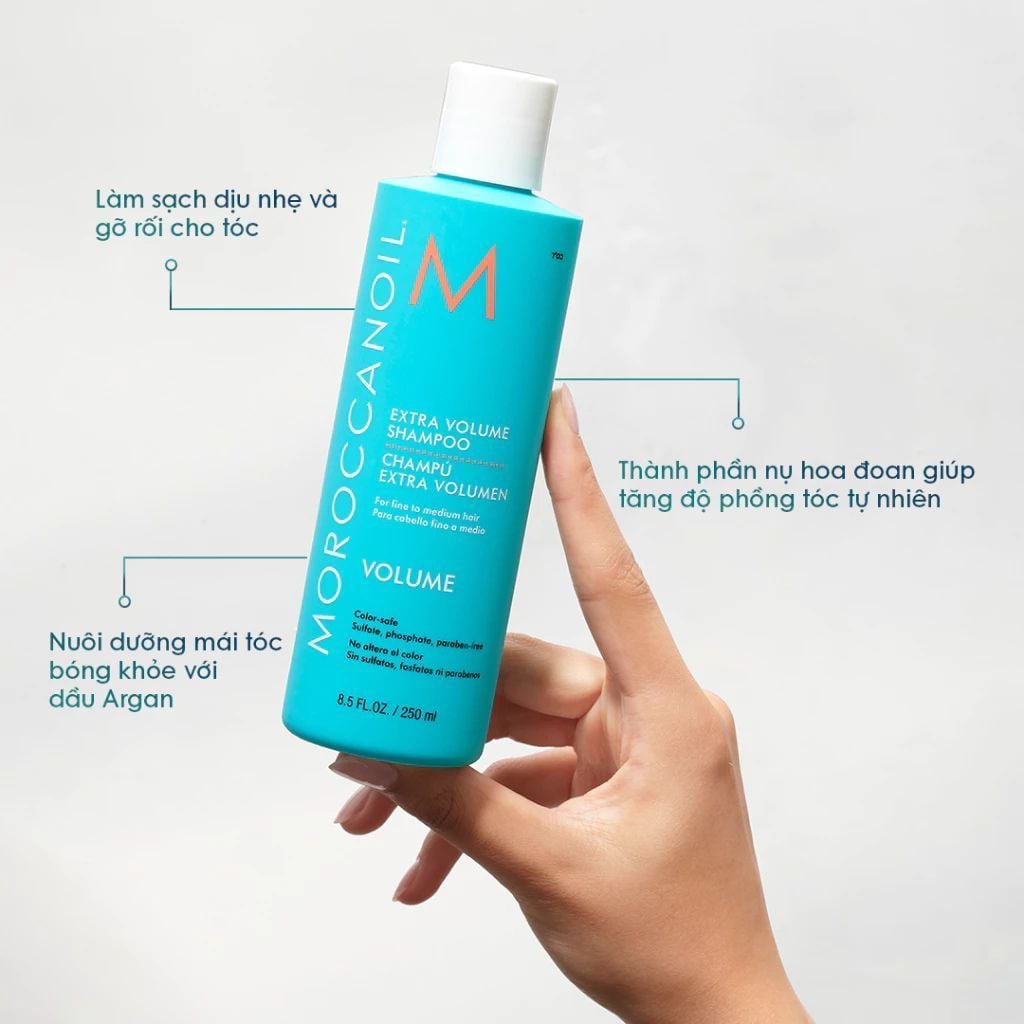  Bộ Gội, Xả Tăng Độ Phồng MOROCCANOIL Extra Volume 500ml 