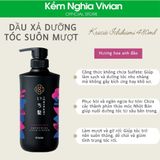  Dầu gội - dầu xả dưỡng tóc suôn mượt Kracie Ichikami 480ml 