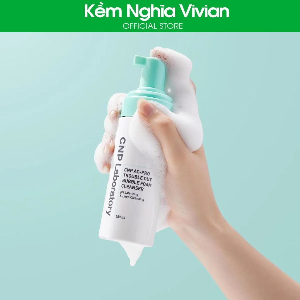  Sữa Rửa Mặt CNP Làm Sạch Sâu Cho Da Mụn Ac-Pro Bubble Foam Cleanser 150ml 