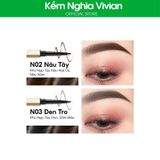  Chì Kẻ Mày COLORKEY Thiết Kế Hai Đầu Tiện Dụng, Thích Hợp Vẽ Chân Mày Điêu Khắc 0.7g 