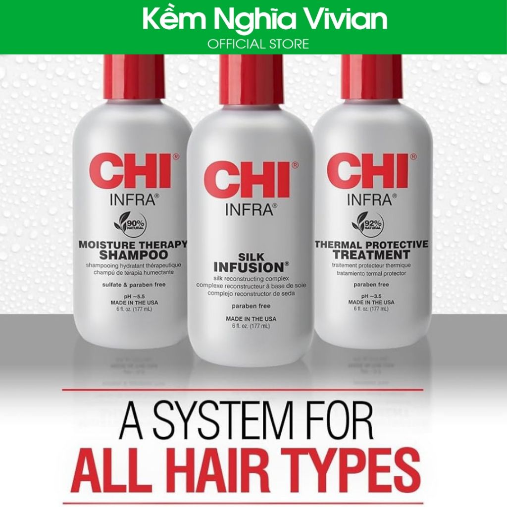  Dầu gội phục hồi tóc hư tổn CHI 177ml (MP9440) 