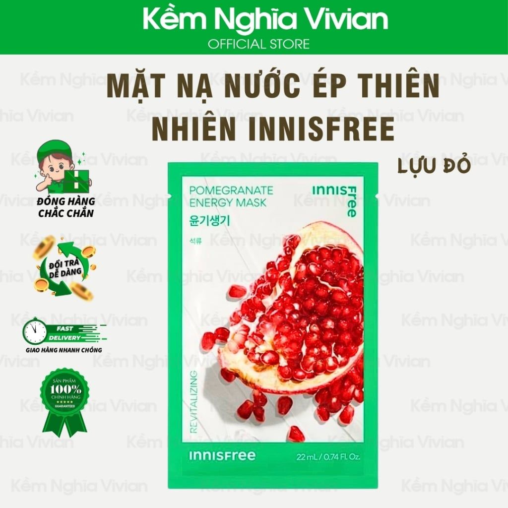  Mặt nạ nước ép thiên nhiên Innisfree (MP9278-MP9286) 