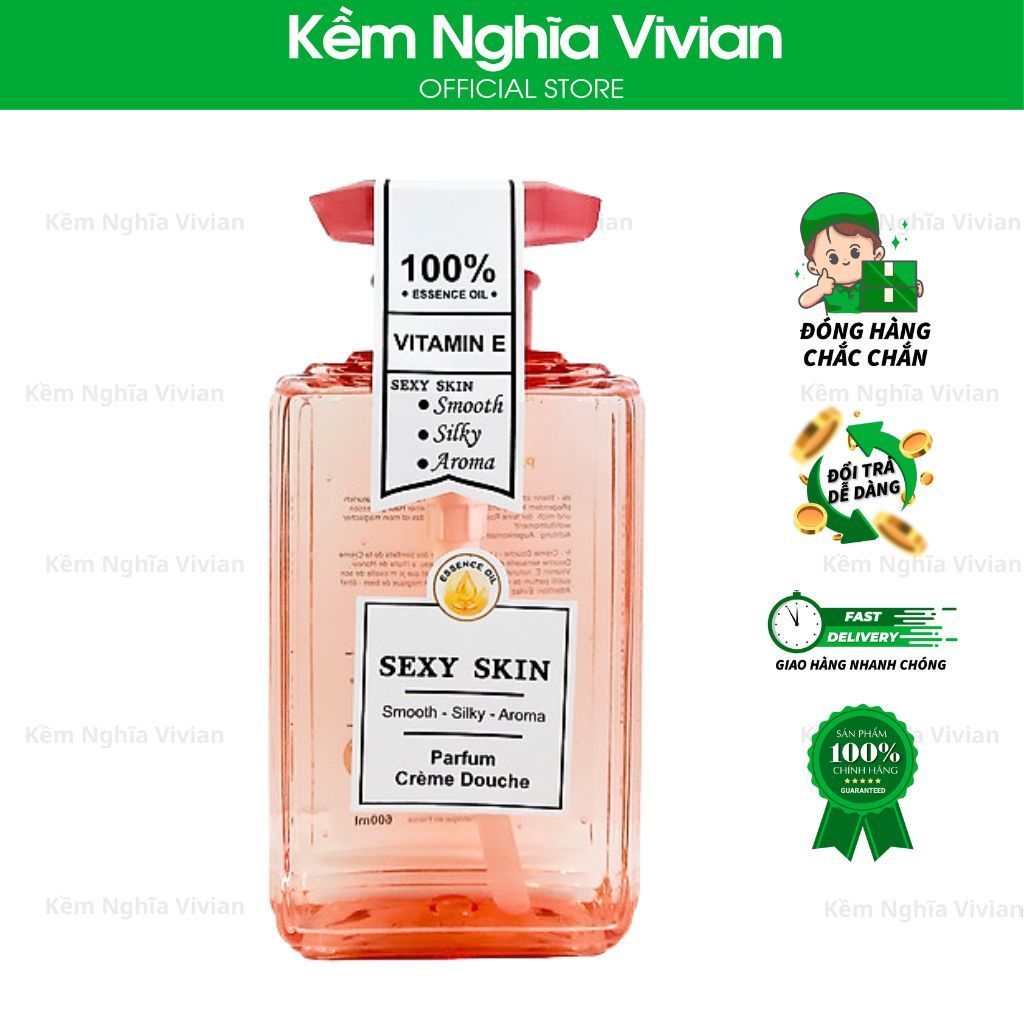  Sữa Tắm Nước Hoa Sexy Skin 600ml 
