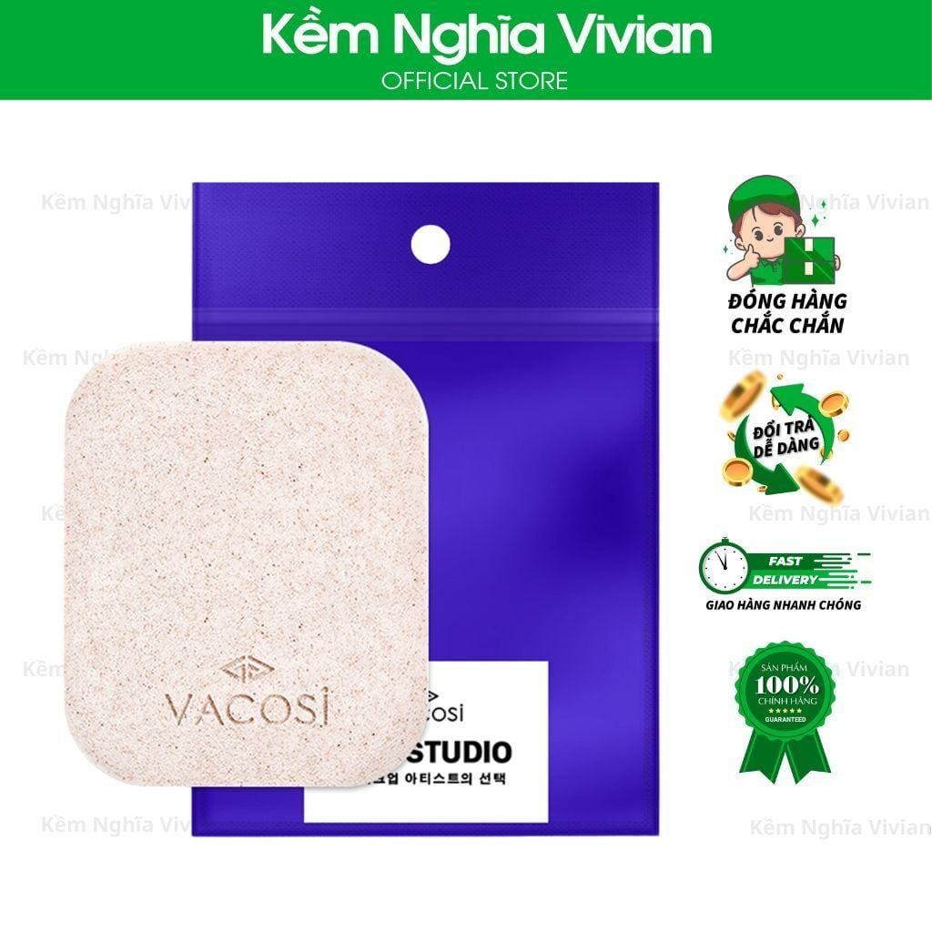  Bông bọt biển rửa mặt Vacosi BP26 