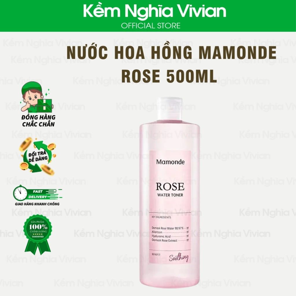  Nước hoa hồng Mamonde Rose 500ml (MP9612) 
