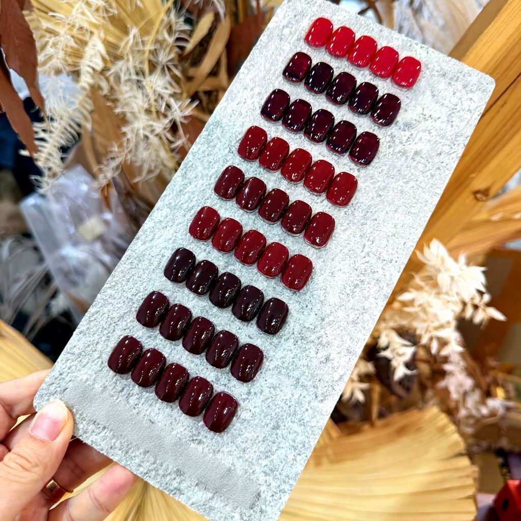  Set Gel Đỏ Mix Kaise (9 chai) 