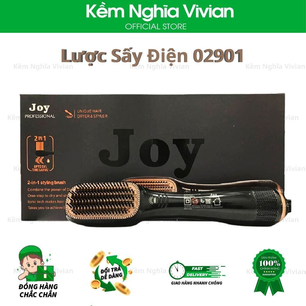  Lược Sấy Điện Tiện Lợi 3in1 02901 