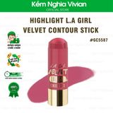  Tạo khối - Highlight L.A Girl Velvet Contour Stick 