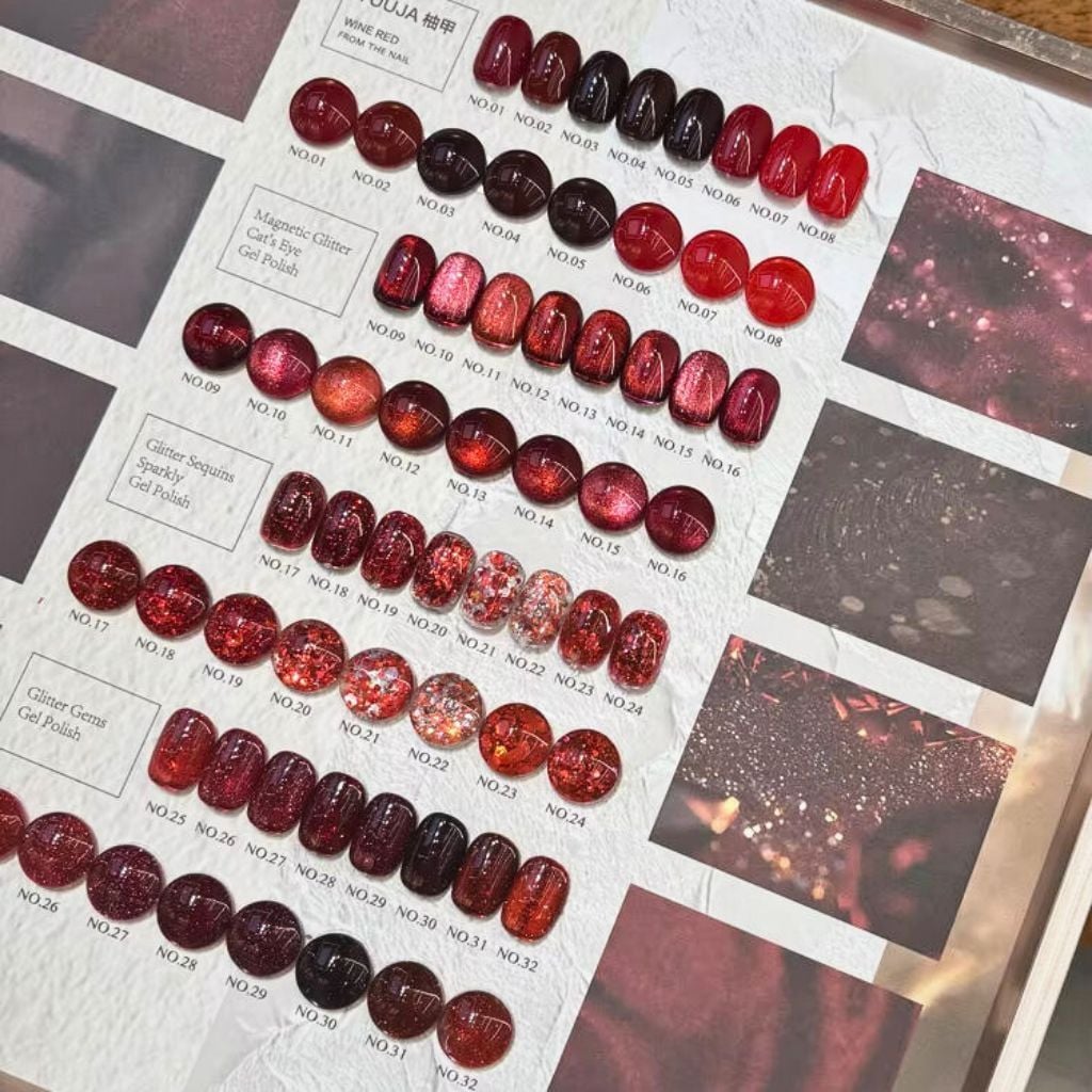  Set gel mắt mèo ánh nước YuuJ'a (32 chai) 