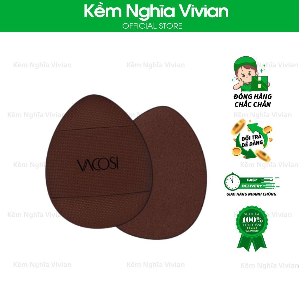  Set Bông Trang Điểm Vacosi BP56 