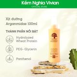  Xịt dưỡng gỡ rối, phục hồi hư tổn Arganmidas Real Control 100ml 