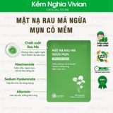  Mặt nạ Rau Má ngừa mụn Cỏ Mềm (MP9584) 