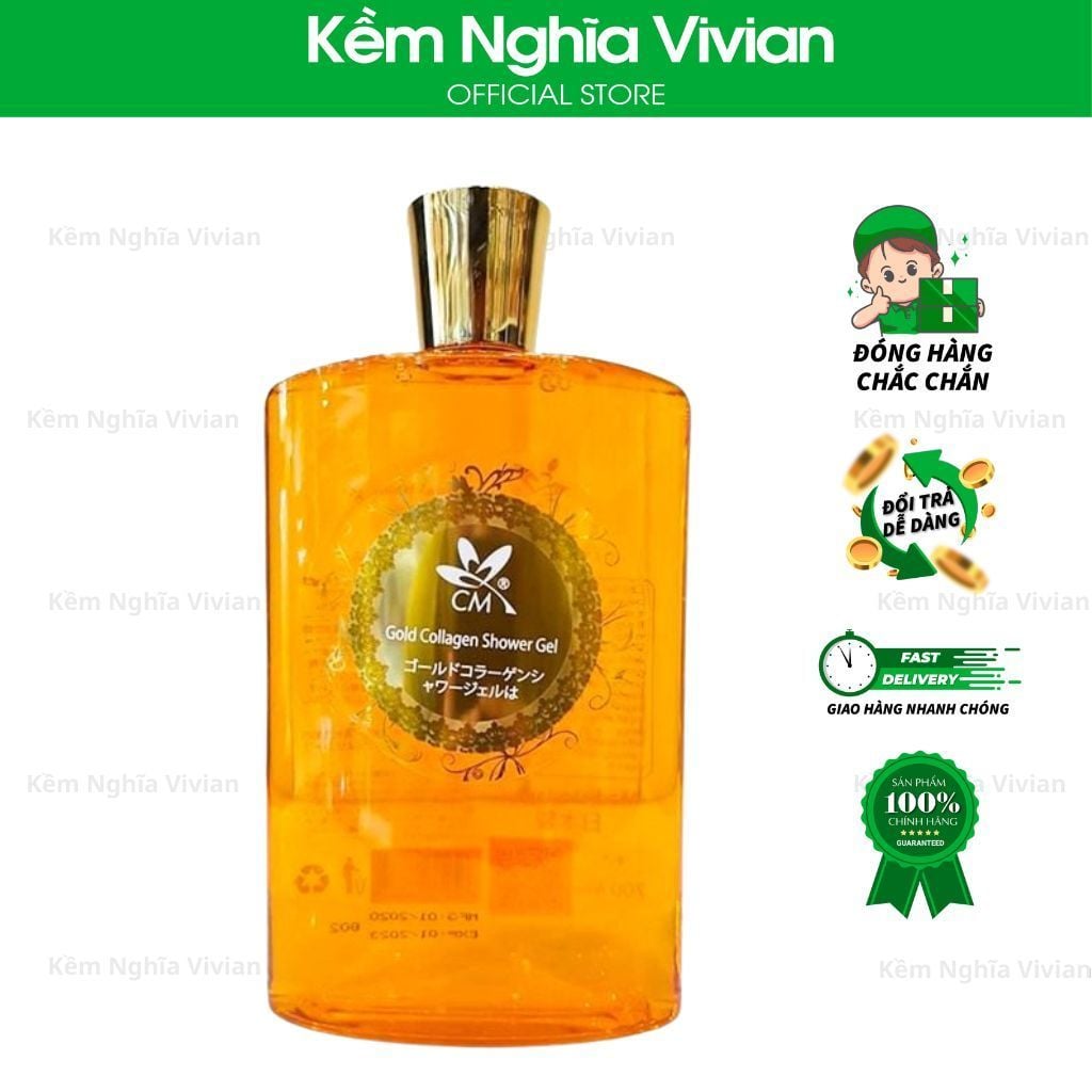 Gel Tắm CM Gold Collagen 700ml 