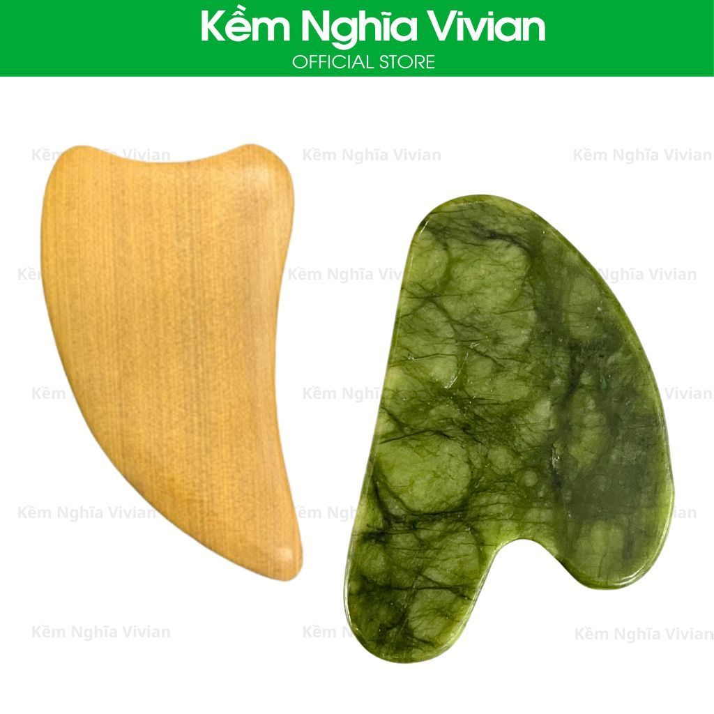  Dùng Cụ Massage Trái Tim -  Gỗ, Đá 