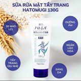  Gel rửa mặt làm sạch sâu và massage nâng cơ Hatomugi 150g 