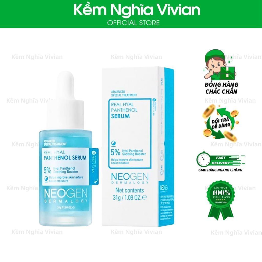  Serum 5% Hyal Panthenol Neogen Cấp Ẩm Phục Hồi Da 32g 