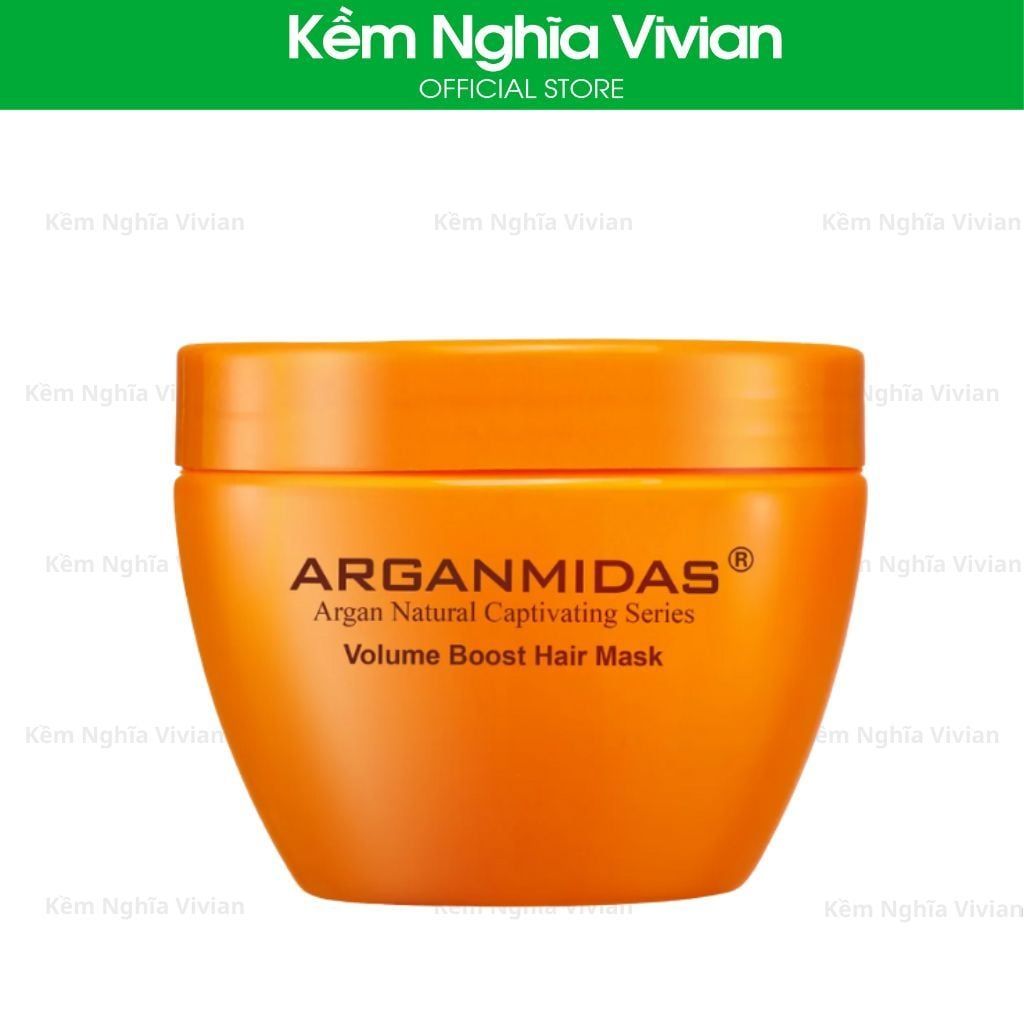  Kem ủ kiềm dầu tạo phồng tóc Arganmidas Volume Boost 300ml 