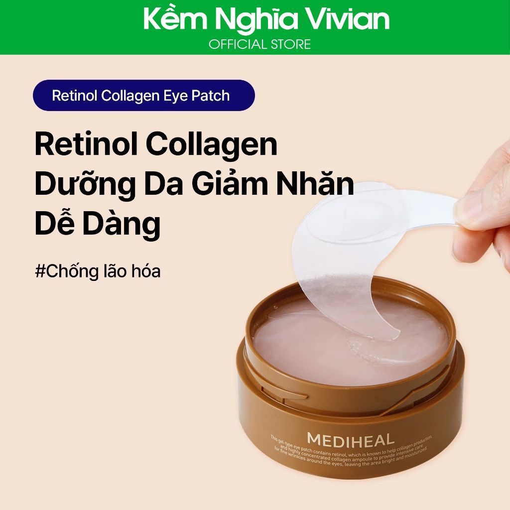  Nạ mắt chống lão hóa Mediheal Retinol Collagen 