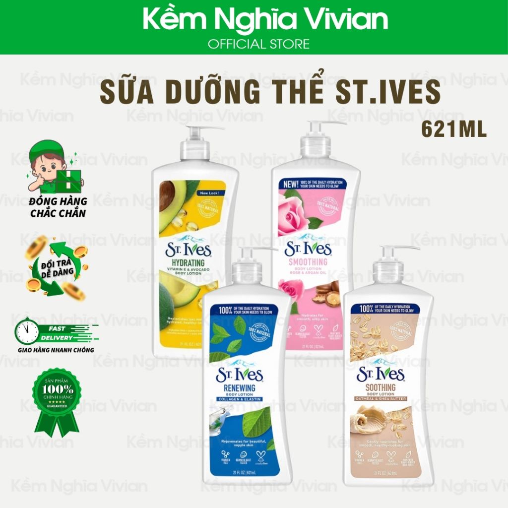  Sữa dưỡng thể St.Ives 621ml (MP9519 - MP9525) 