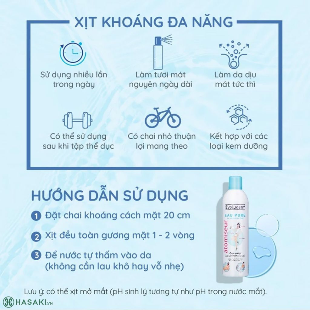  Xịt Khoáng Evoluderm 