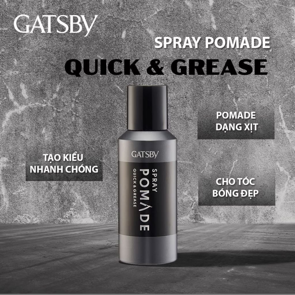  Xịt Tạo Kiểu Tóc Gatsby Pomade 150ml 