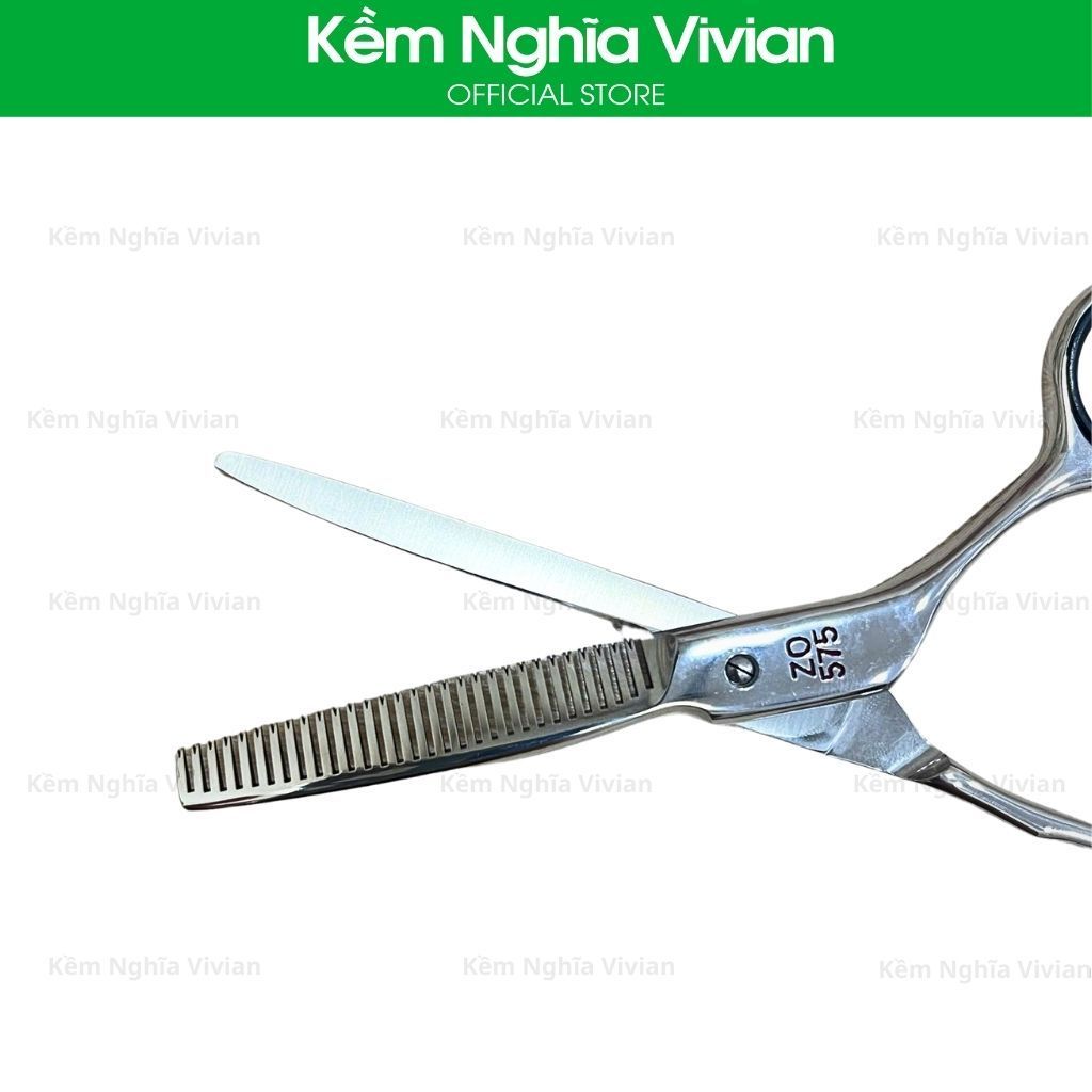  Kéo tỉa tóc ĐL ốc trắng ZO575 