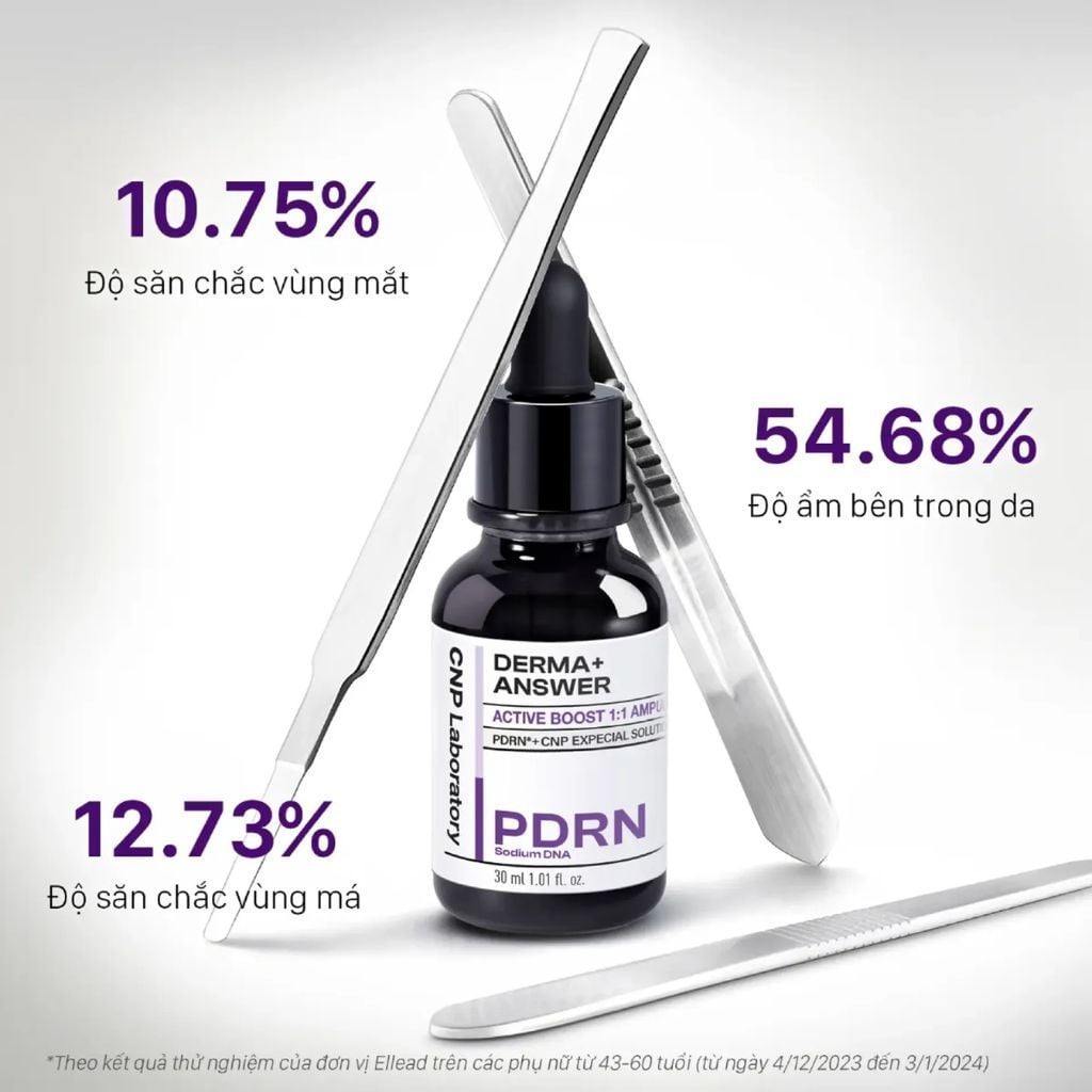 Tinh Chất PDRN Căng Bóng Sáng Da, Hỗ Trợ Tái Sinh CNP 30ml 