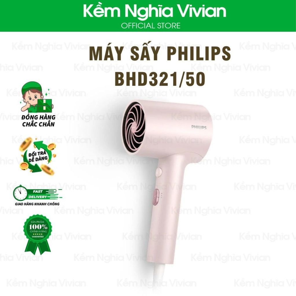  Máy sấy Philips BHD321/00 & Máy sấy Philips BHD321/50 