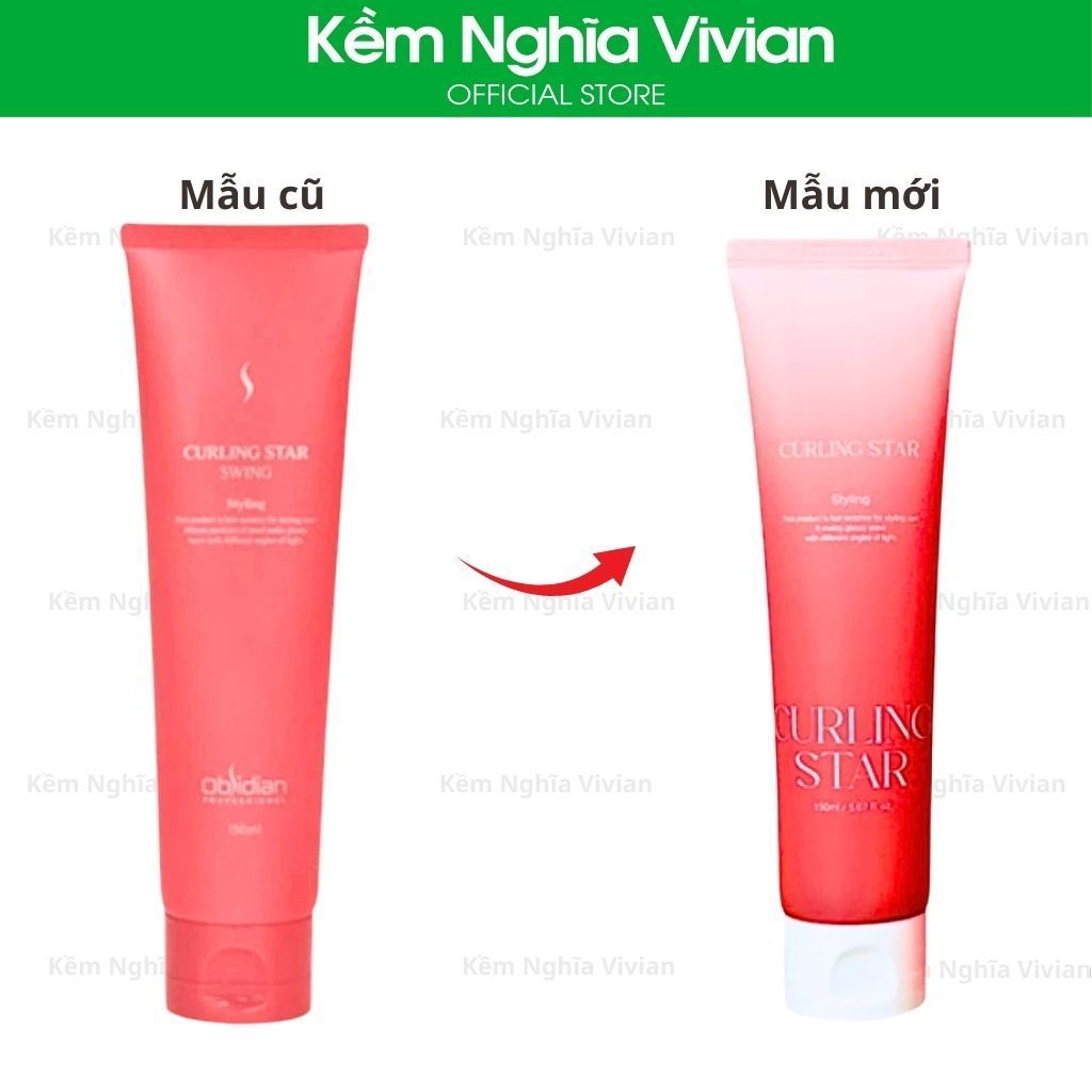  Gel Dưỡng Tạo Kiểu Tóc Uốn Xoăn Obsidian Curling Star 150ml 