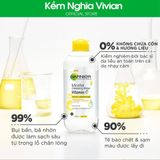  Nước tẩy trang Garnier Vitamin C làm sáng da 400ml 