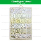  Hộp Trang Trí Hạt Bẹt 24 Ngăn 