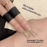  Set Gel Mắt Mèo Ánh Nước Suusee 10 chai 