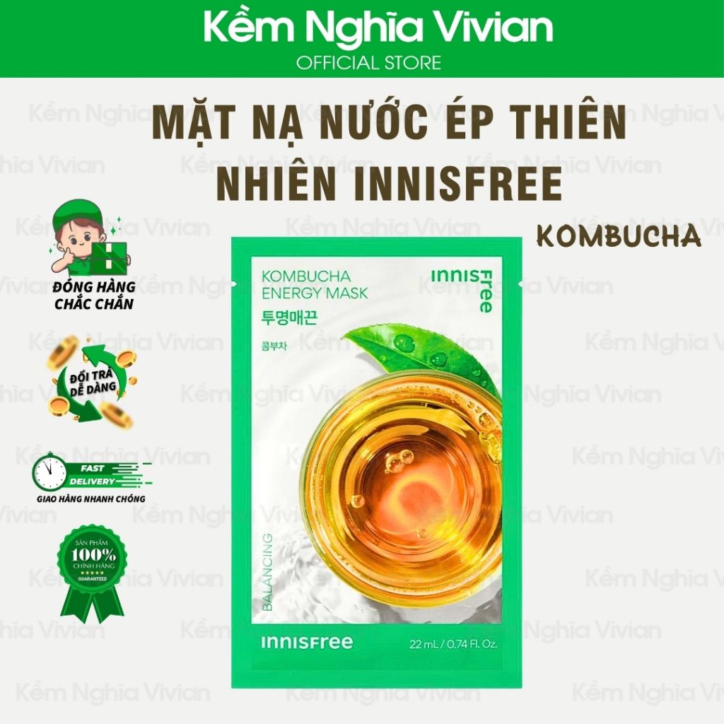 Mặt nạ nước ép thiên nhiên Innisfree (MP9278-MP9286) 