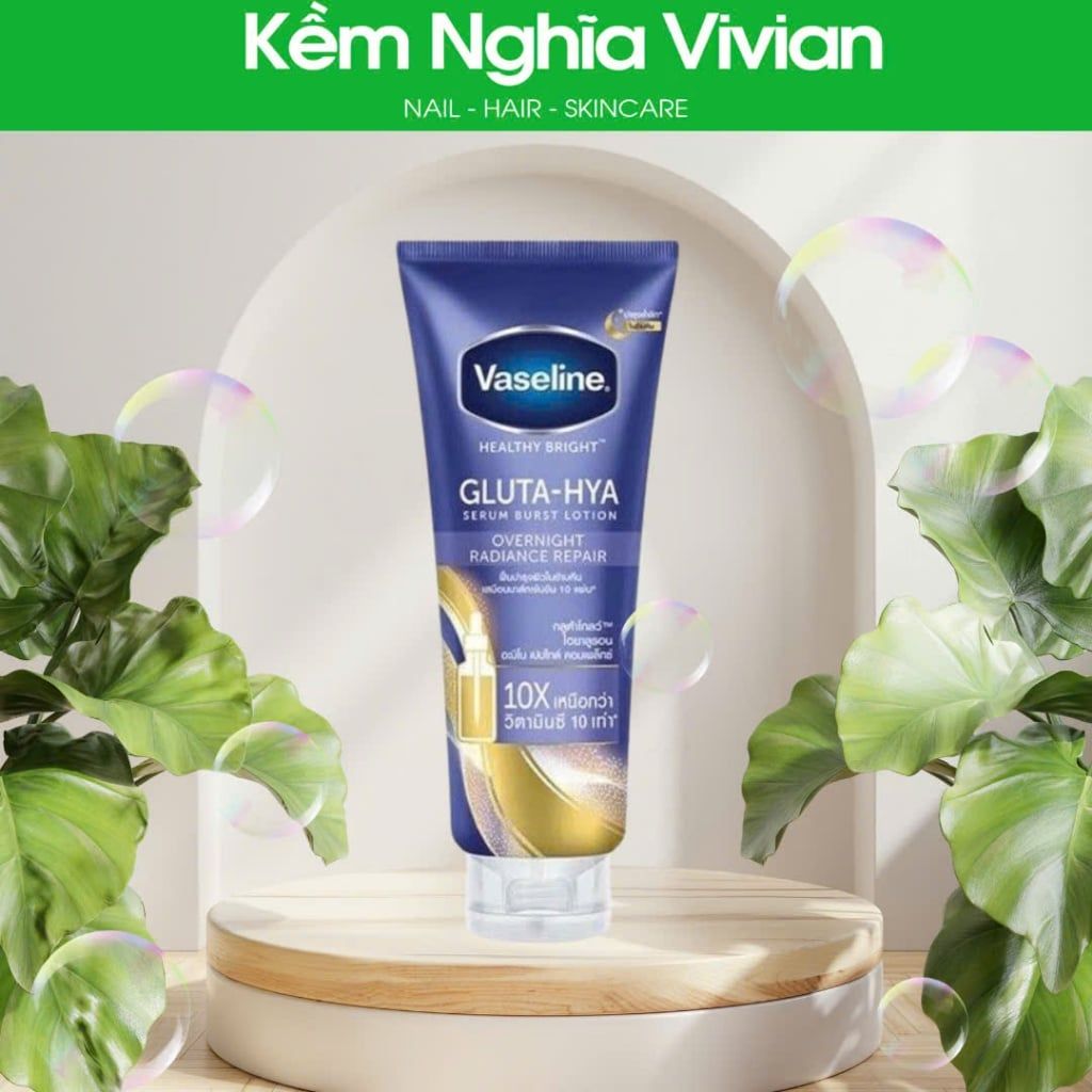  Serum dưỡng thể trắng da ban đêm Vaseline 330ML 